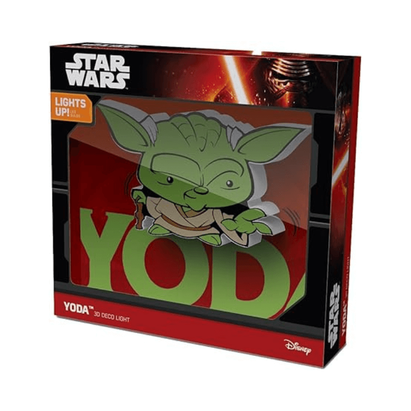 Star Wars Yoda 3D Deco LED Wall Light