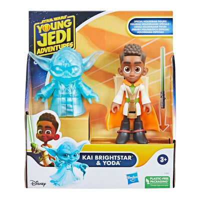 Wholesale Star Wars Yoda and Kai Brightstar Action Figures Pack - (Case of 6)