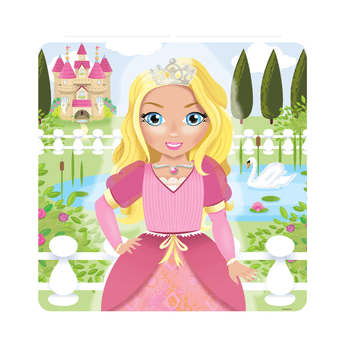 Stick The Crown On The Princess Party Game 