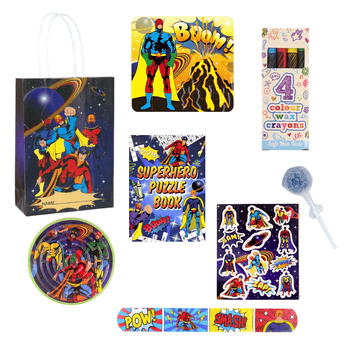Superhero Theme Pre-Filled Party Bag