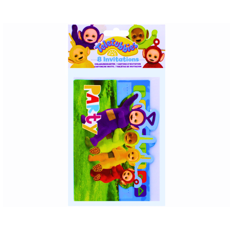 Teletubbies Party Invitation - 8 Pack