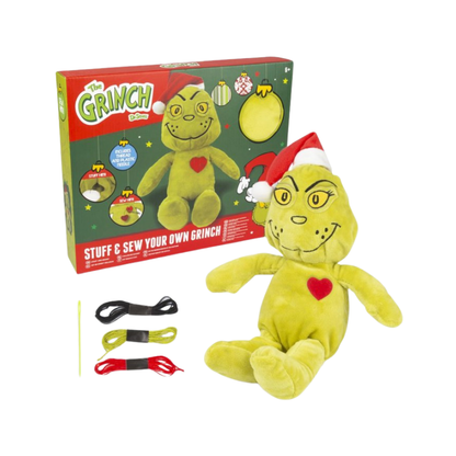 Stuff and Sew Your Own Grinch contents