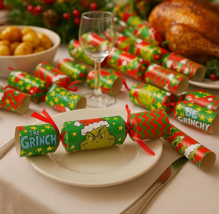 The Grinch Christmas Crackers