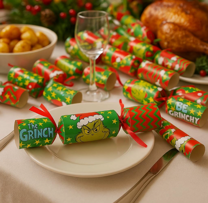 The Grinch Christmas Crackers
