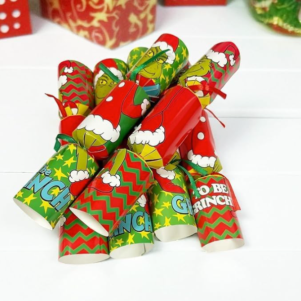 The Grinch Christmas Crackers 6 Pack