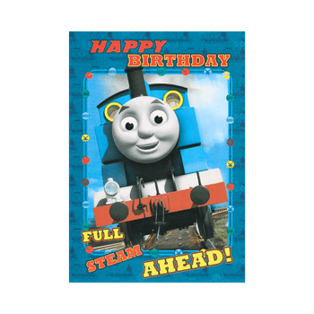 Thomas The Tank Full Steam Ahead Birthday Card