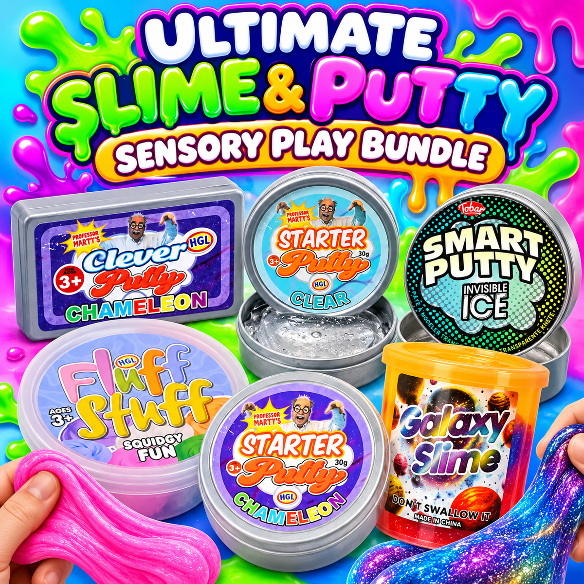 Ultimate Slime & Putty Sensory Play Bundle