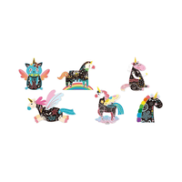 Wholesale Unicorn Jointed Scratch Art - (Case of 10)