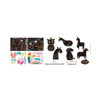 Wholesale Unicorn Jointed Scratch Art - (Case of 10)