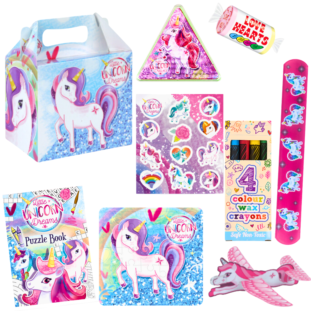 Unicorn Theme Pre-Filled Party Box