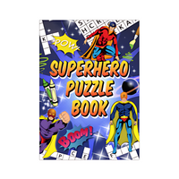 Wholesale Superhero Puzzle Book - (Case of 36)