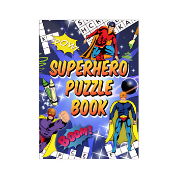 Wholesale Superhero Puzzle Book - (Case of 36)