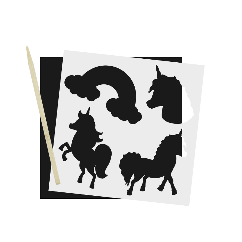 Unicorn Scratch Art Set