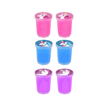 Wholesale Unicorn Slime Tub 6 Pack - (Case of 12)