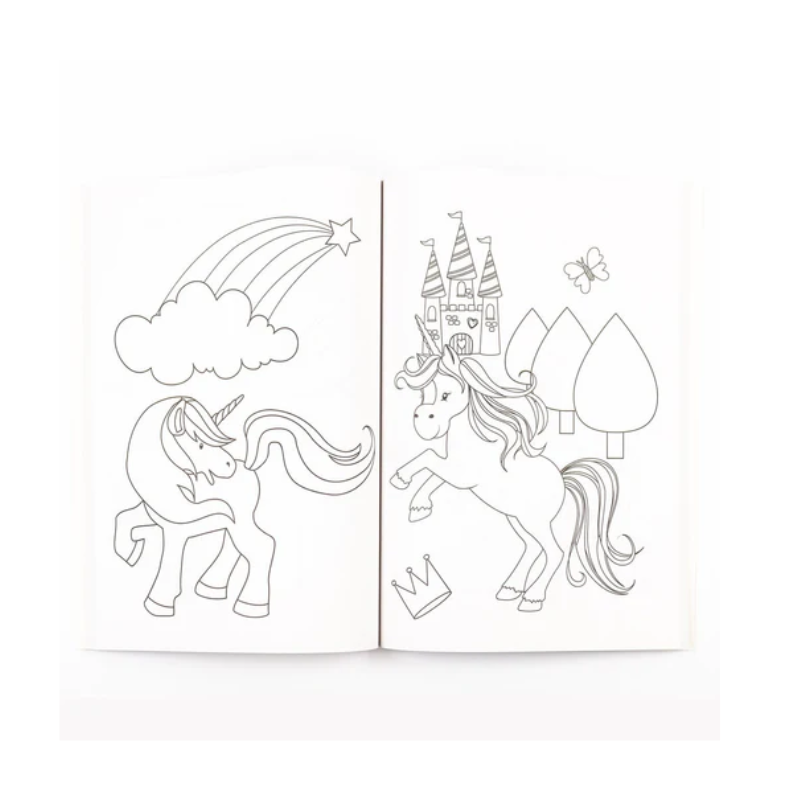 Wholesale Unicorns Jumbo Colouring Book - (Case of 12)