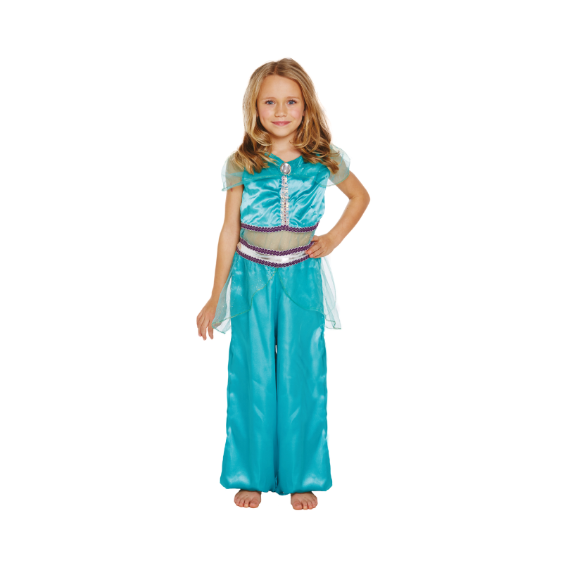 Princess Jasmine Inspired Fancy Dress Costume - Age 7-9