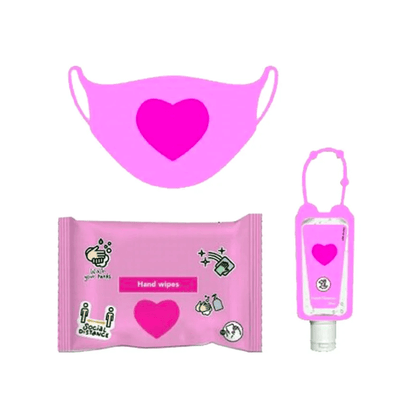 Pink Love Heart Care Packs