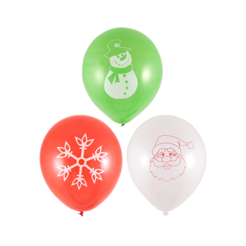 Wholesale Christmas Balloons - 12 Pack - (Case of 16)