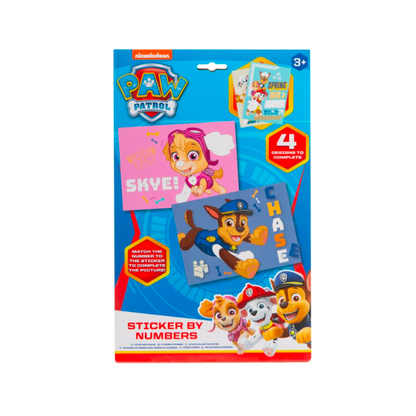 Paw Patrol Sticker by Numbers Pack