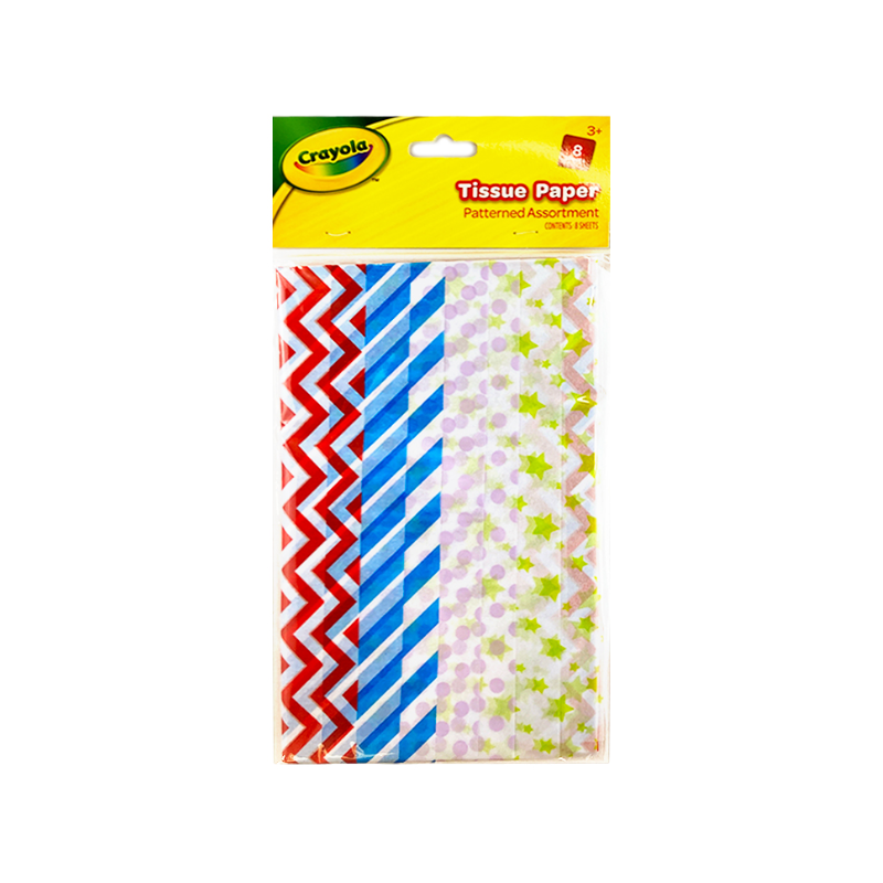 Crayola Patterned Tissue 8 sheets