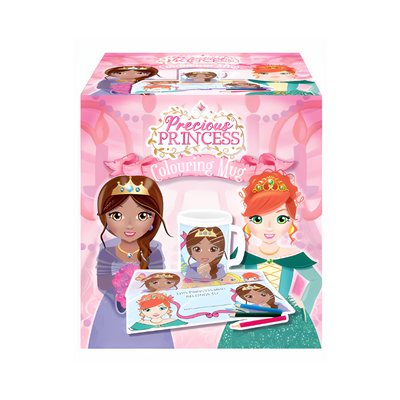 Wholesale Princess Colouring Mug - (Case of 12)