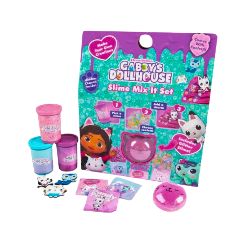 GABBY'S DOLLHOUSE DIY slime kit with accessories
