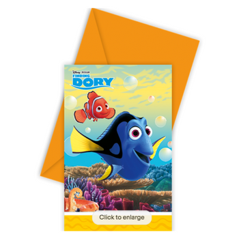Disney Finding Dory Invitations With Envelopes