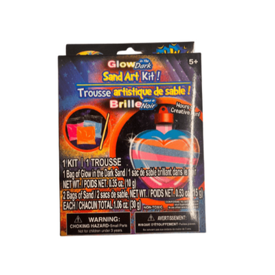 Wholesale Glow in the Dark Sand Art Kit - (Case of 16)