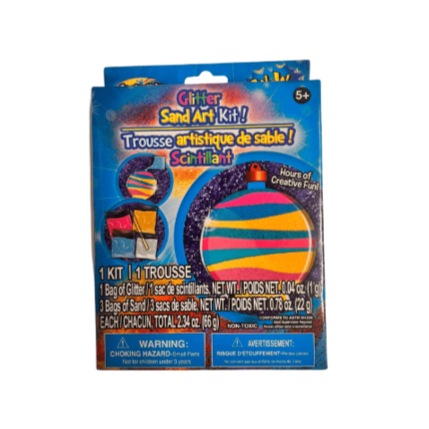 Wholesale Glitter Sand Art Kit - Creative Bottle Sand Art - (Case of 12)