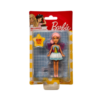 Wholesale Barbie Mini Make Believe Doll - Fairy Pink Hair - (Case of 8)