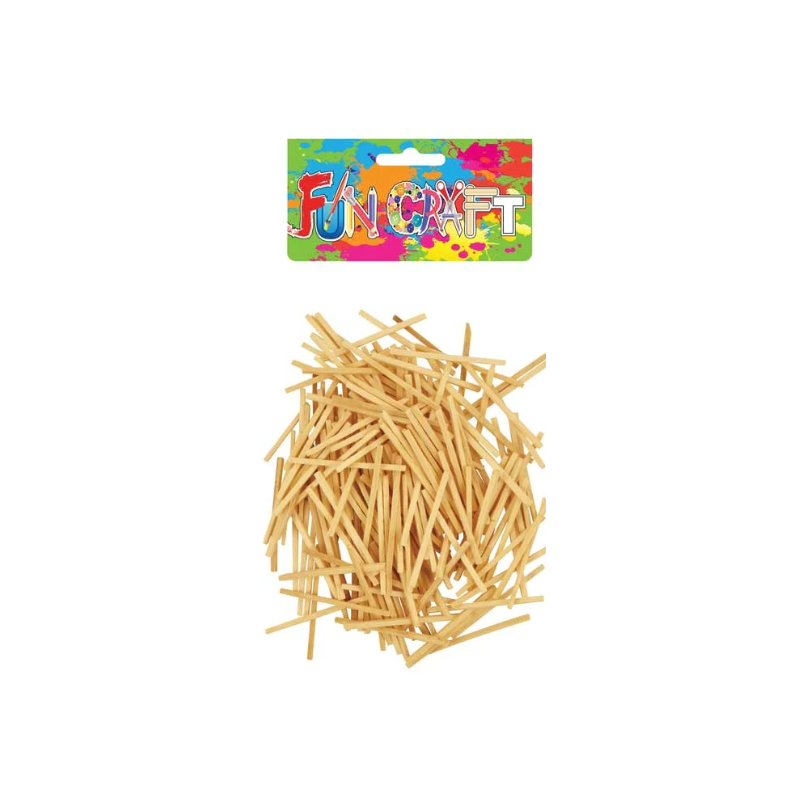 Wholesale Wooden Fun Craft Match Sticks - (Case of 16)