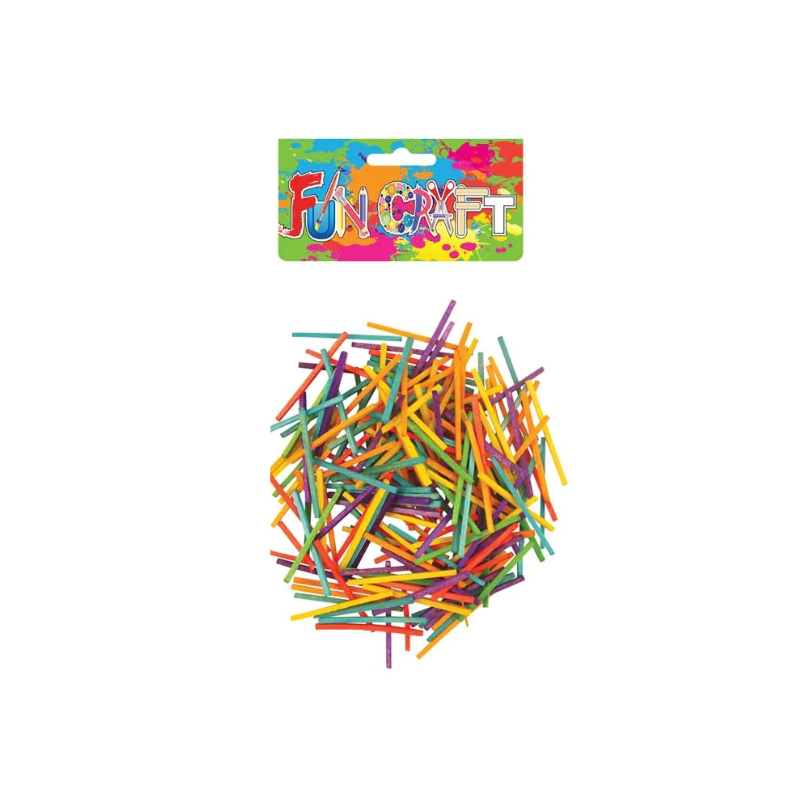Wholesale Fun Craft Match Stick Coloured - (Case of 16)