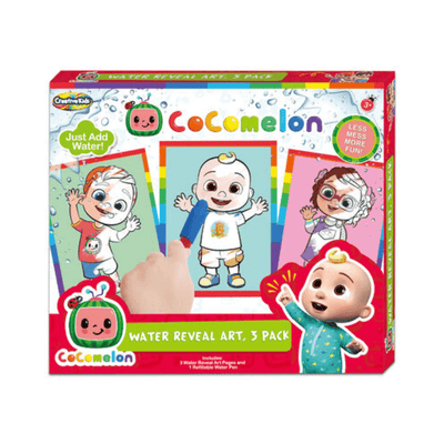 Wholesale Cocomelon Water Reveal Art Cards - 3 Pack - (Case of 8)