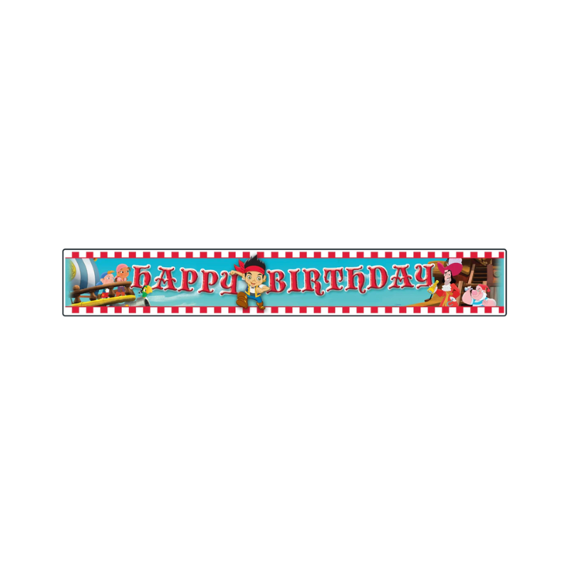 Wholesale Jake Never Land Pirates Birthday Banner - (Case of 16)