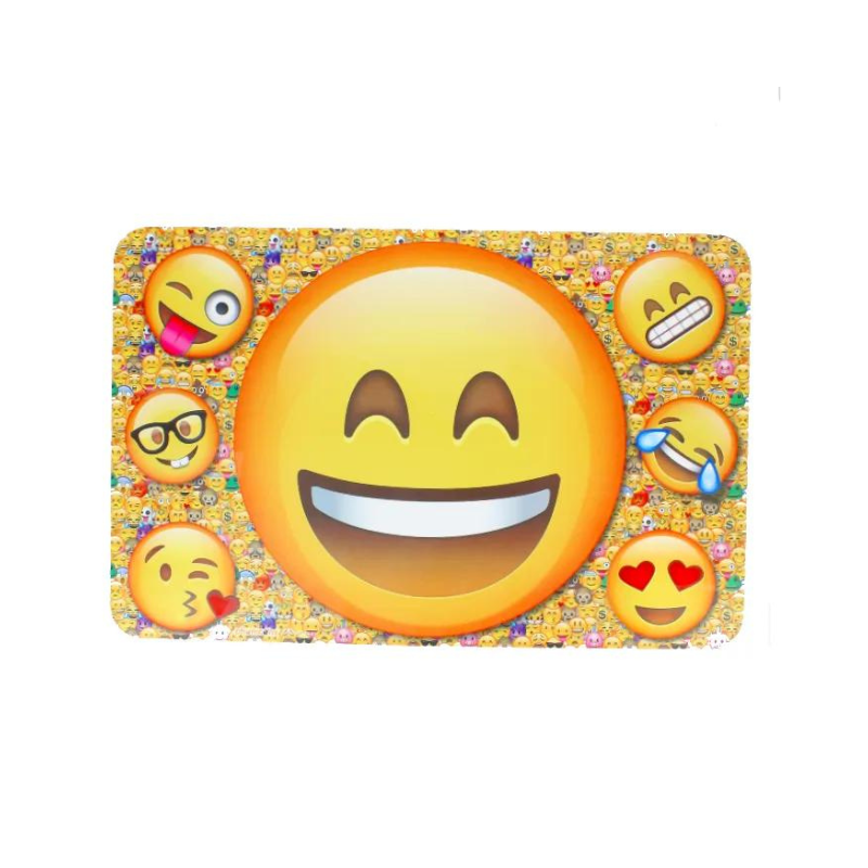 Wholesale Emoji Smile Table Placemat - (Case of 16)