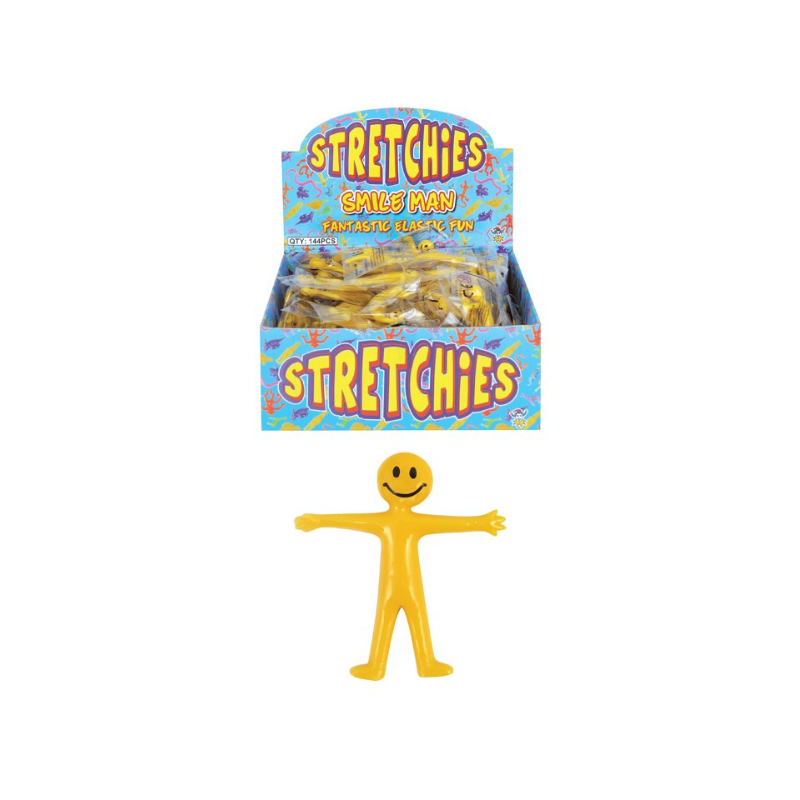 Yellow Stretch Smile Man