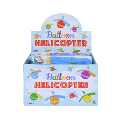 Wholesale Balloon Helicopter - (CDU of 24) | Cheap Wholesale Toys