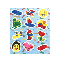 Wholesale Fun Building Blocks Stickers