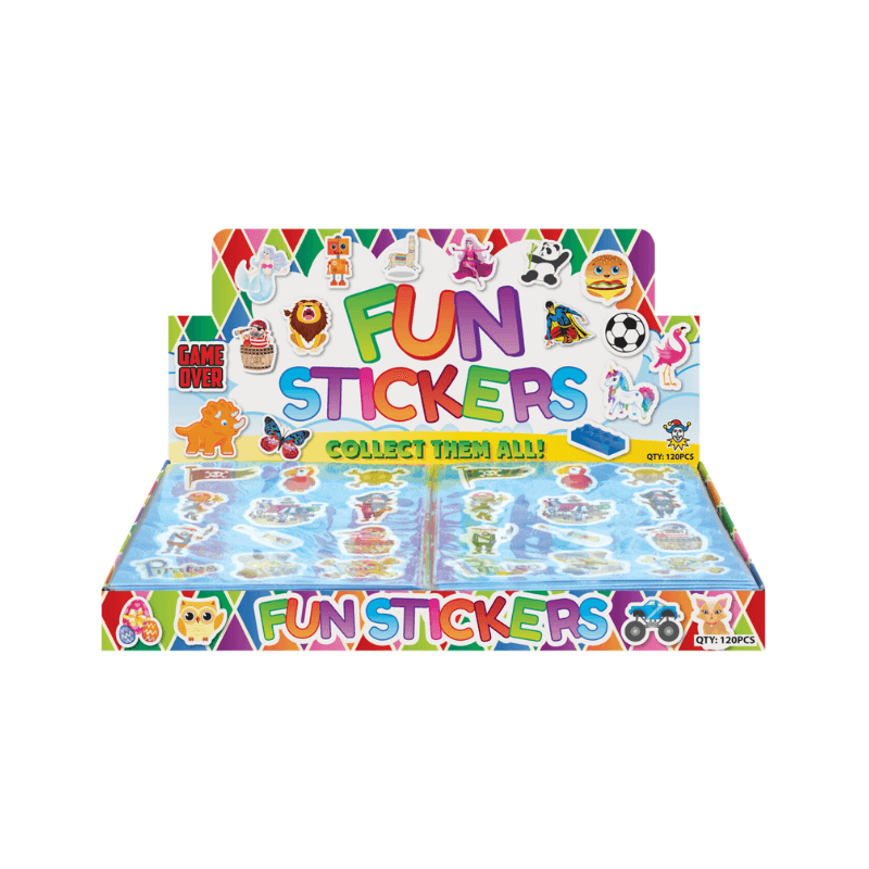 Wholesale Fun Pirate Stickers - (CDU of 120)