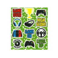 Wholesale Gamer Stickers - (CDU of 120)