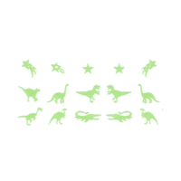 Wholesale Glow In The Dark Dinosaur Stickers - (CDU of 24)