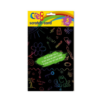 Wholesale A5 Rainbow Scratch Card 5 Sheets - (Case of 12)