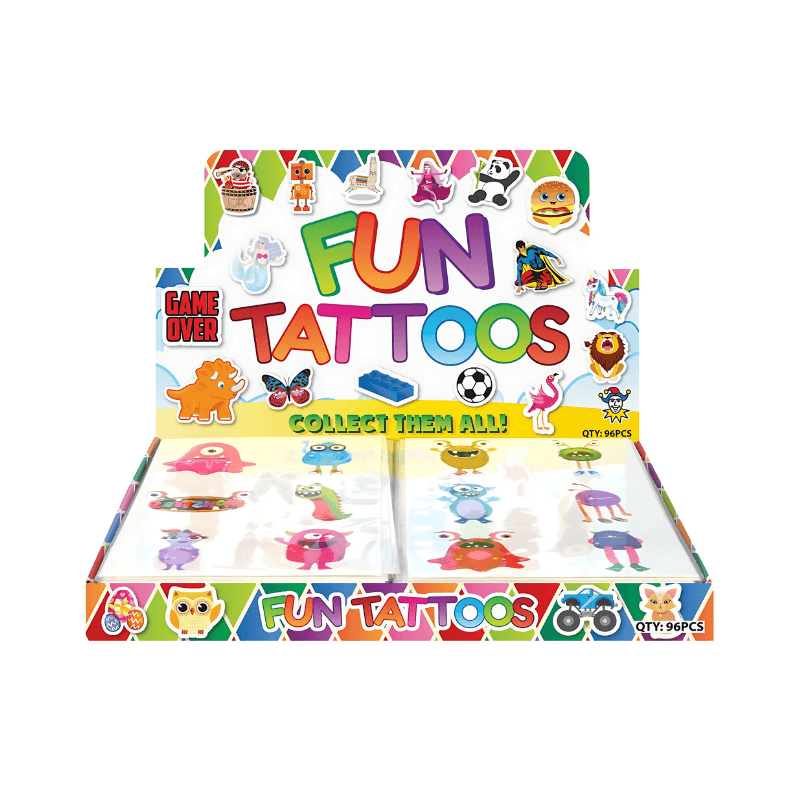 Wholesale Alien Temporary Tattoos - (CDU of 96)