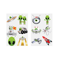 Wholesale Alien Temporary Tattoos - (CDU of 96)