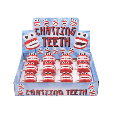 Wholesale Clockwork Chatting Teeth - (CDU of 12)