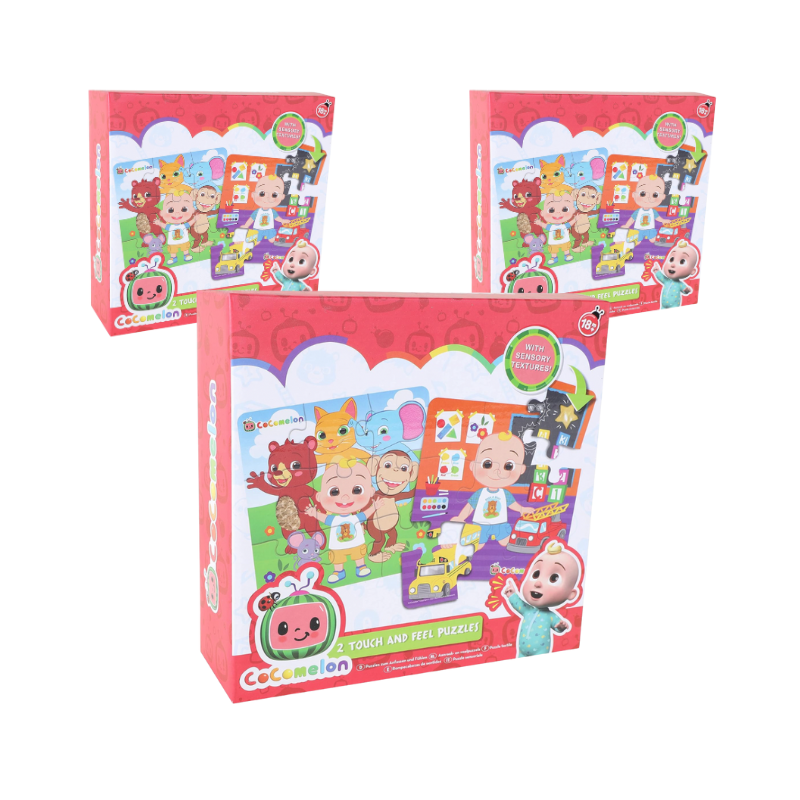 Wholesale CoComelon Sensory Puzzles Pack of Two - (Case of 6)