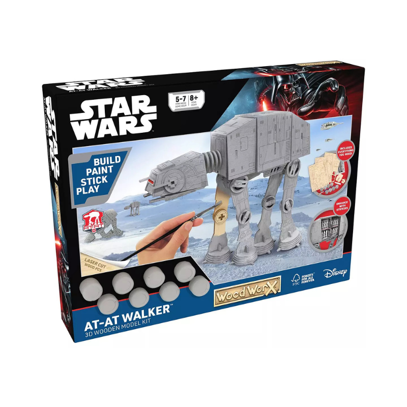 Wholesale Wood Worx Star Wars Paint Your Own At-At Walker - (Case of 6)