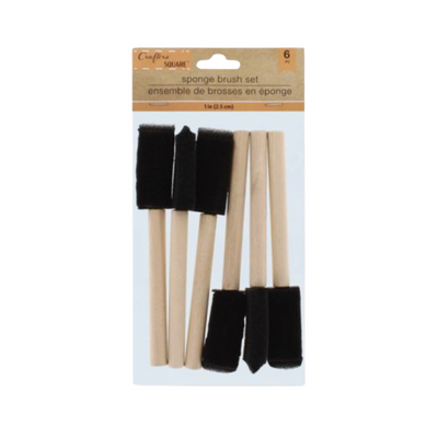 Wholesale Wooden Sponge Brush Set - (Case of 12)