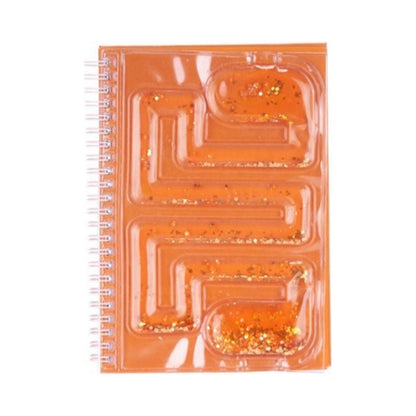 A5 Fidget Notebook - Blue/Orange (1)