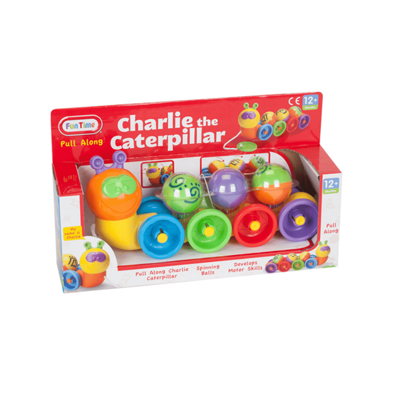 Pull Along Charlie The Caterpillar Baby Toy